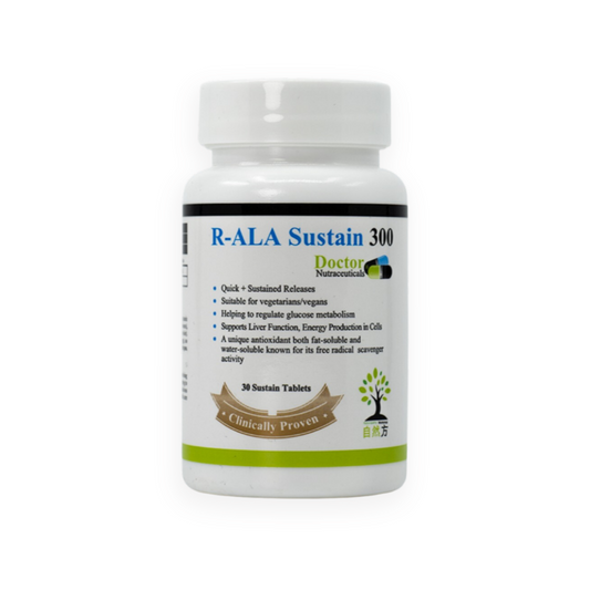 博士。 NUTRACEUTICALS 硫辛酸营养补充品 R-ALPHA LIPOIC ACID SUSTAIN (30粒)